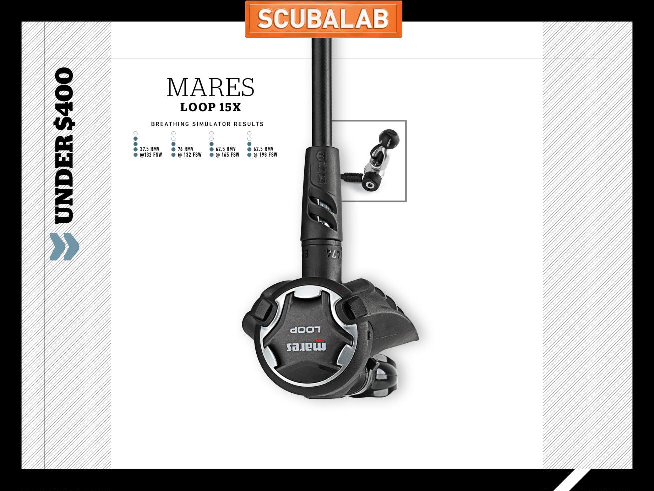 Mares Loop scuba diving regulator ScubaLab gear review