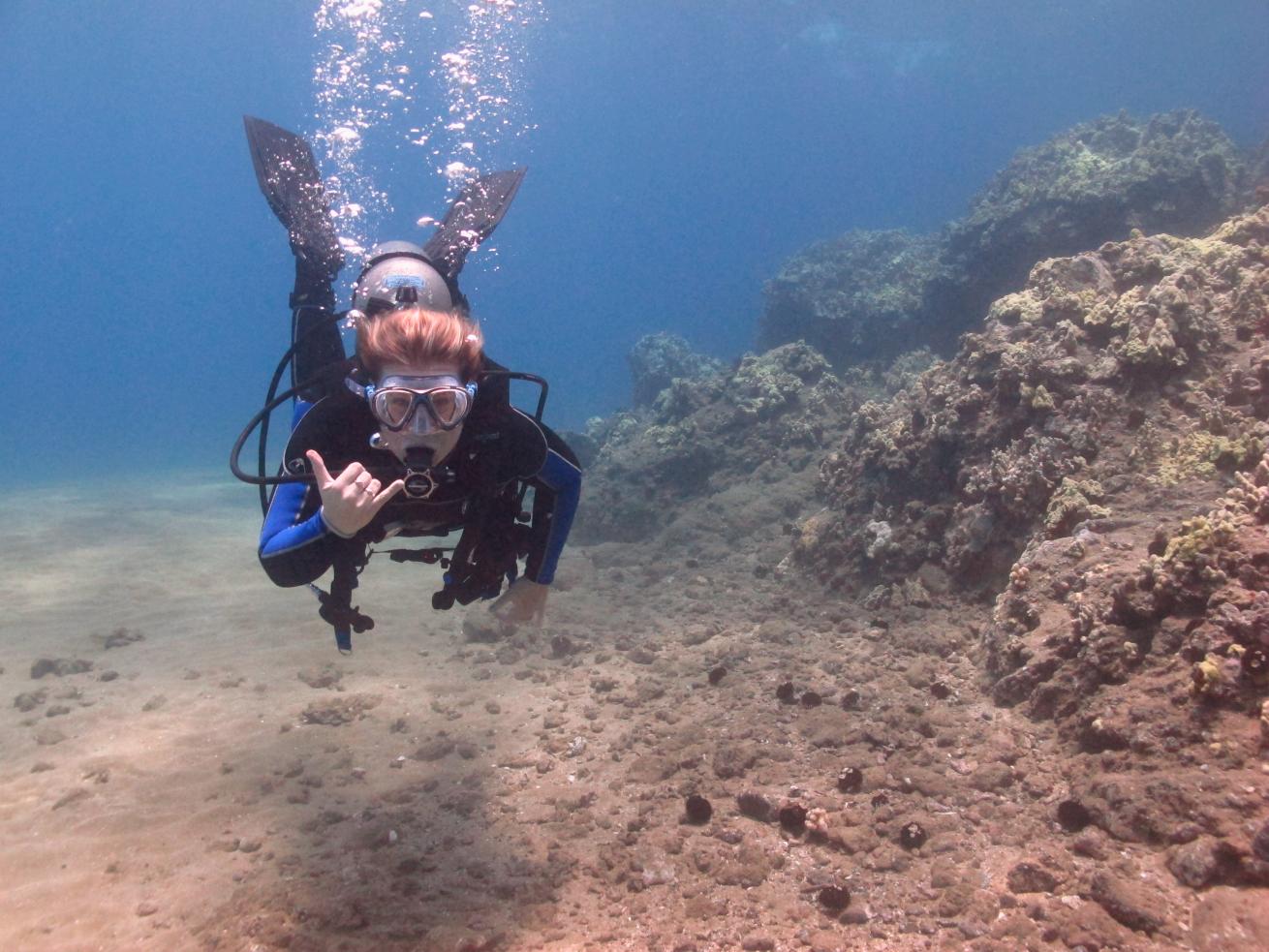 Rebecca Carley Hawaii Dive 2015