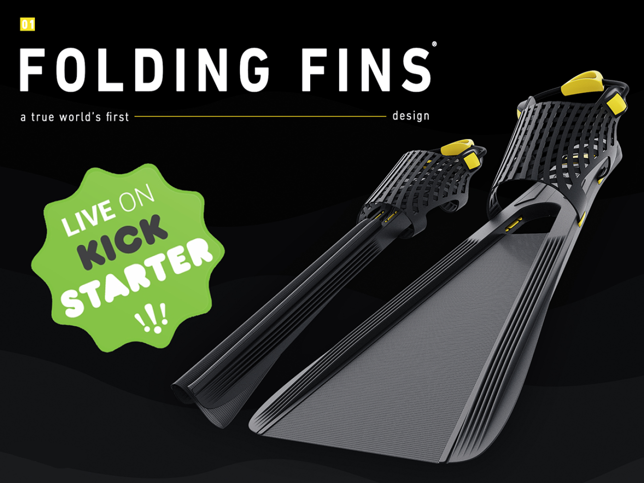 Folding fins