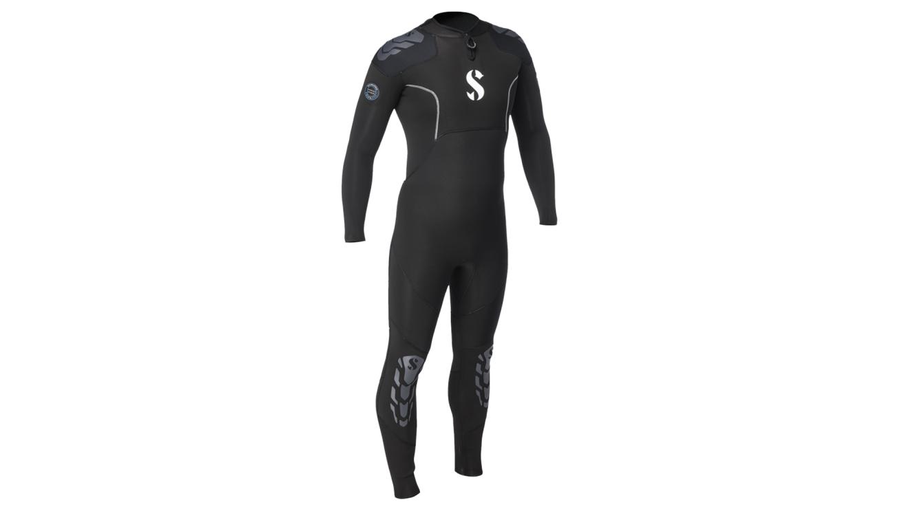 A full shot of a wet suit