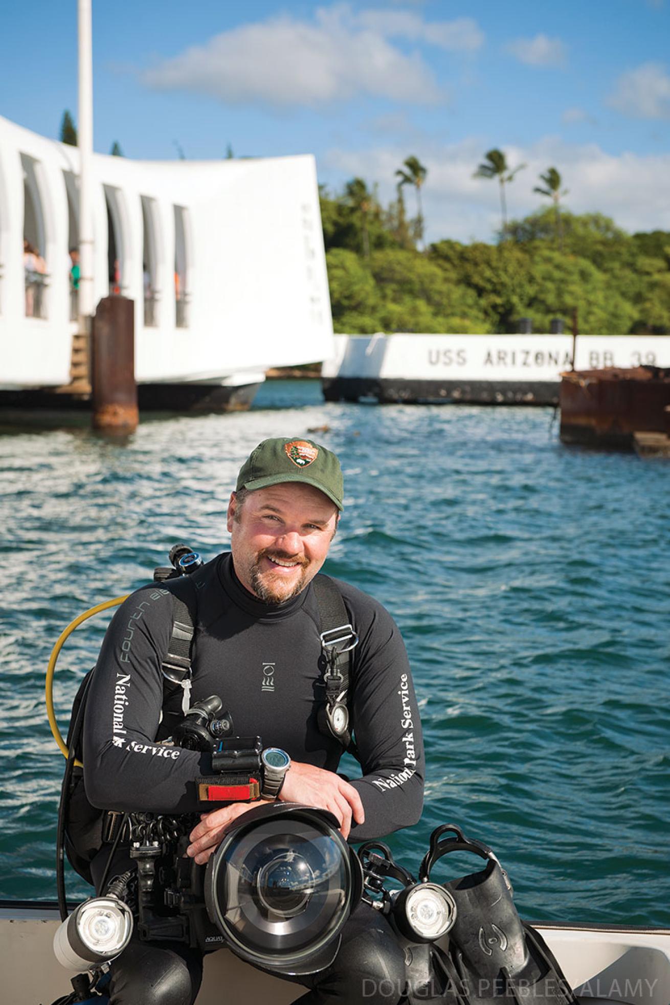 scuba diving the uss arizona