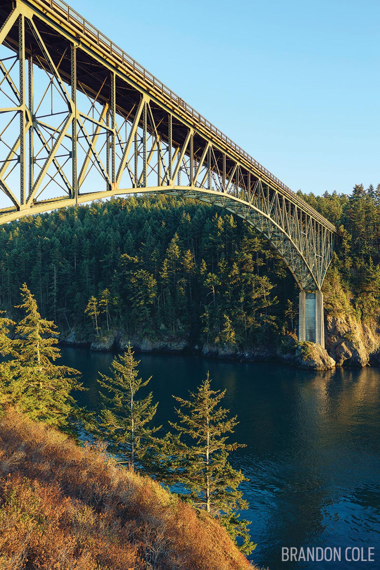 Scuba diving Deception Pass State Park bridge Washington