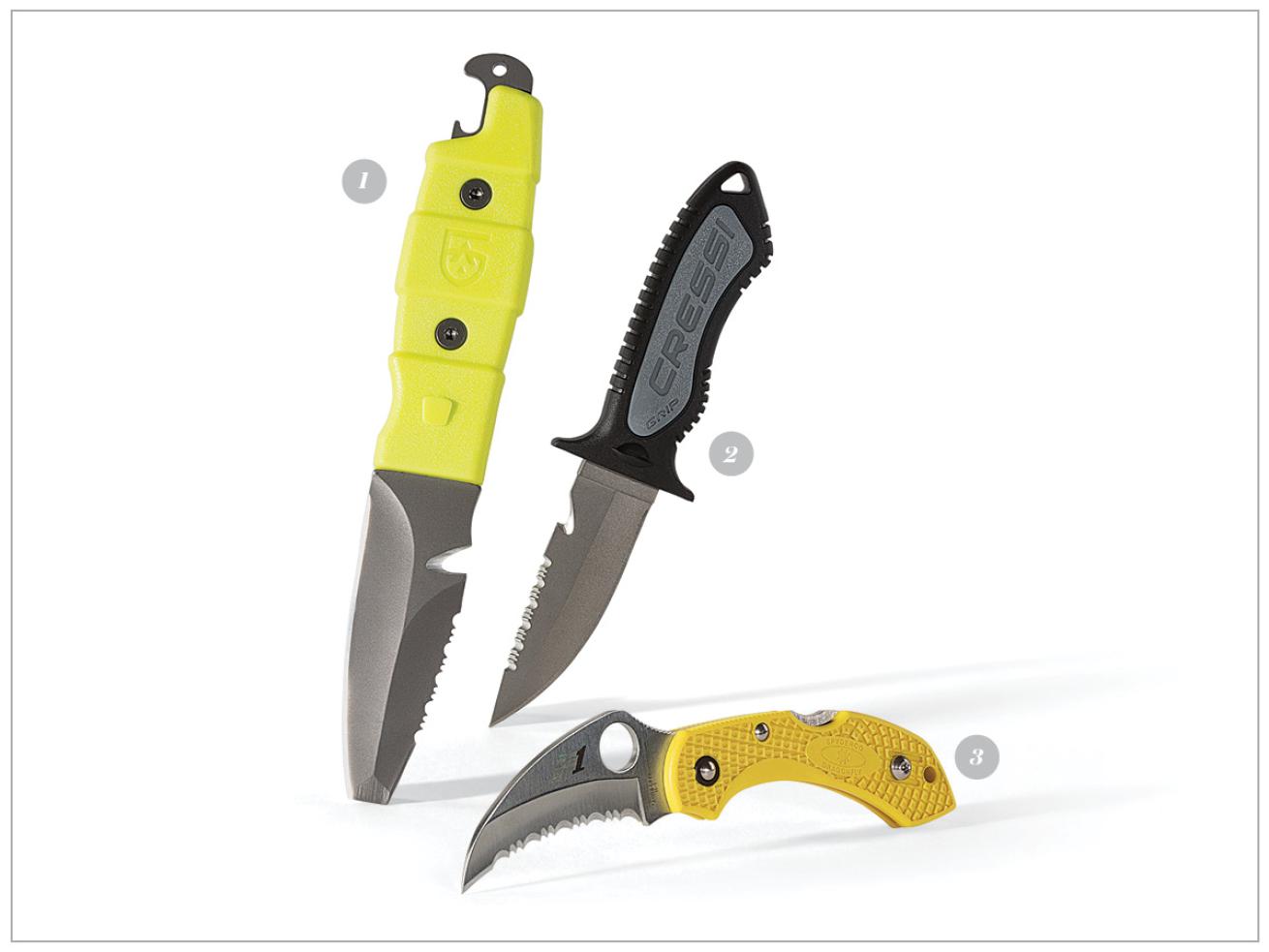 Gear Aid Akua Dive Knife Cress Titanium Grip Spyderco Dragonfly 2 Hawkbill