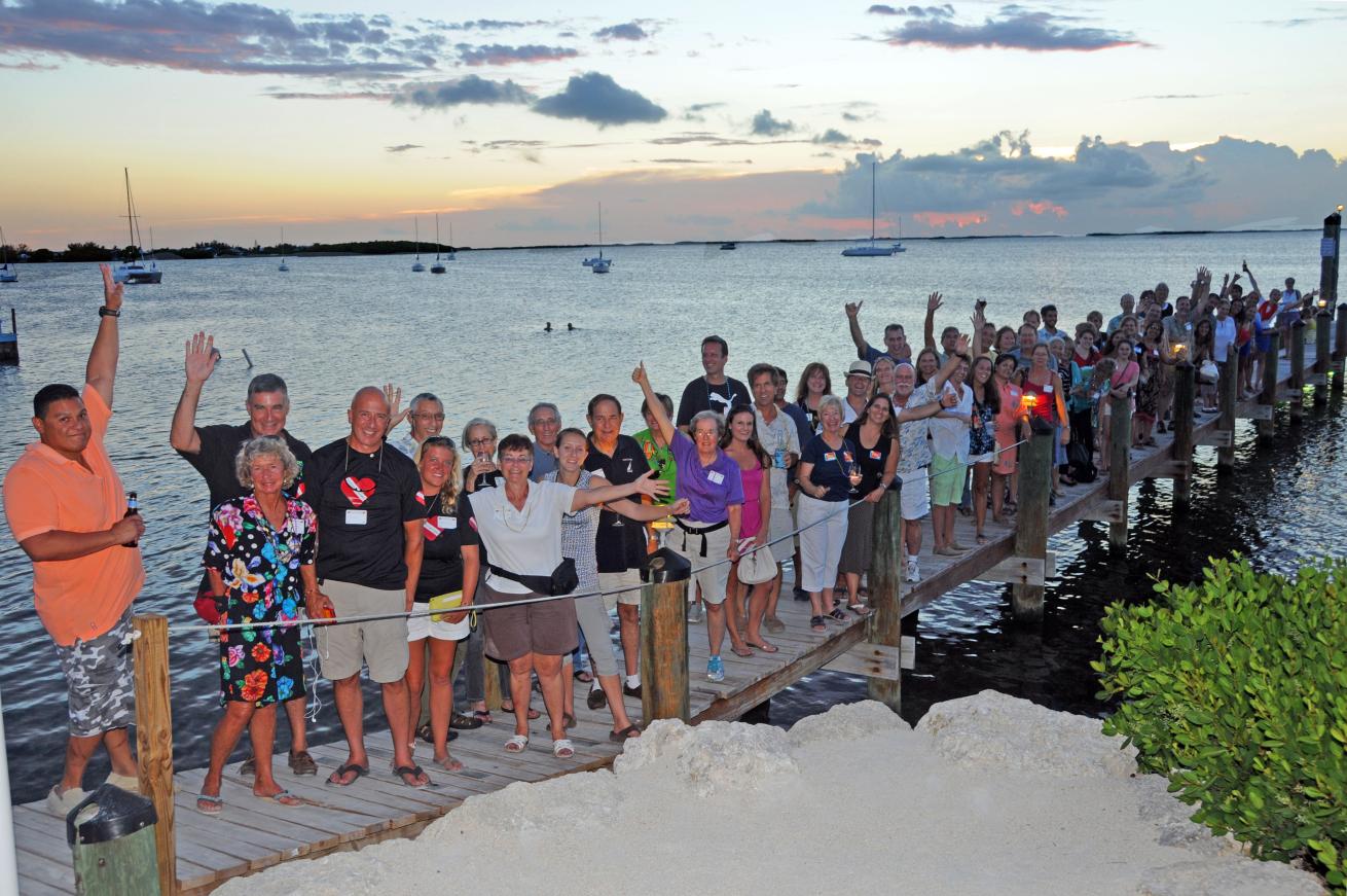 Guests at REEF Fest enjoy the festivities