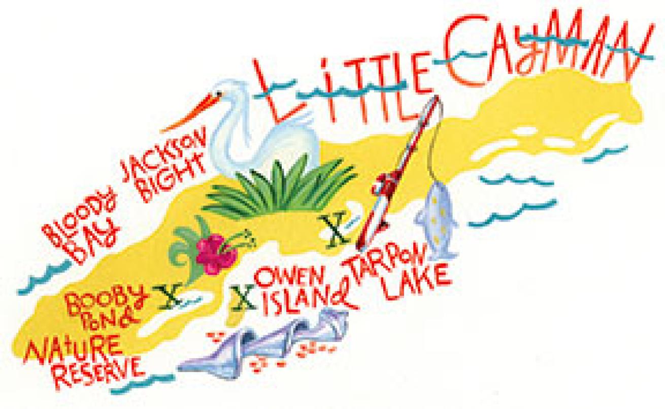 Little Cayman map