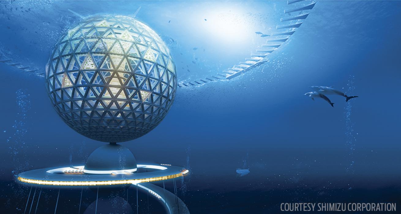 Ocean Spiral, a gigantic underwater sphere