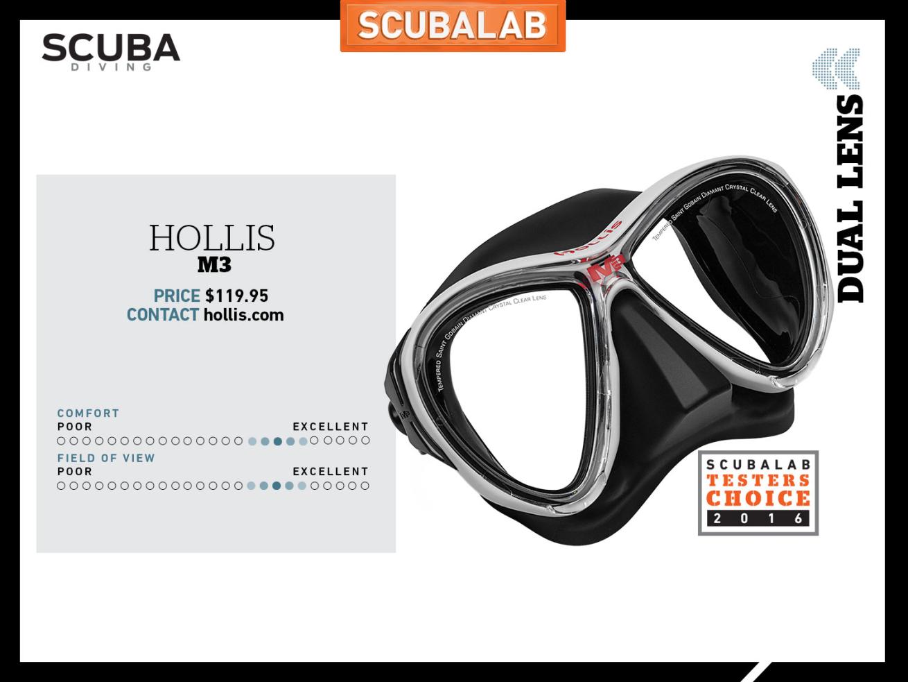 Hollis M3 Dive Mask