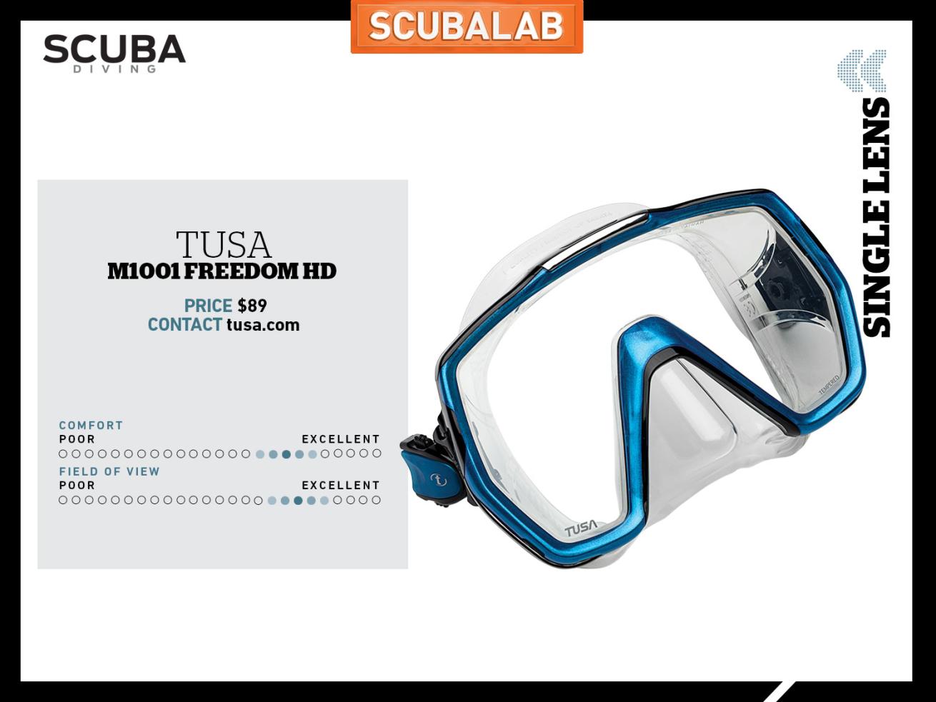 Tusa M1001 Freedom HD Dive Mask