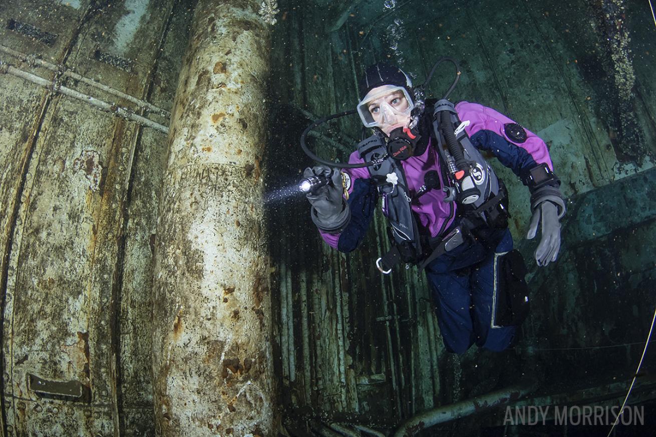 Monrovia shipwreck Thunder Bay underwater photo