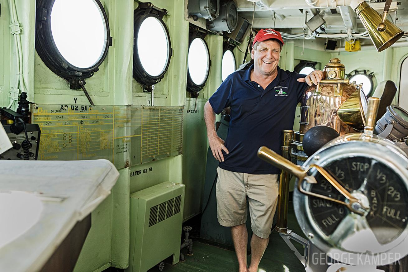 Artificial Reefs International Joe Weatherby on Ship