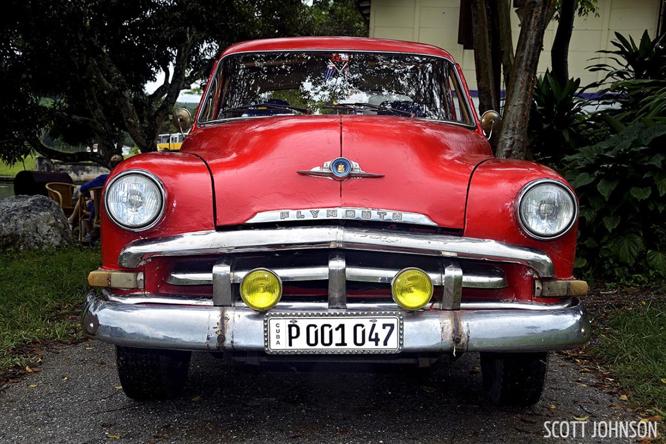 A Yank Tank in Cuba. 