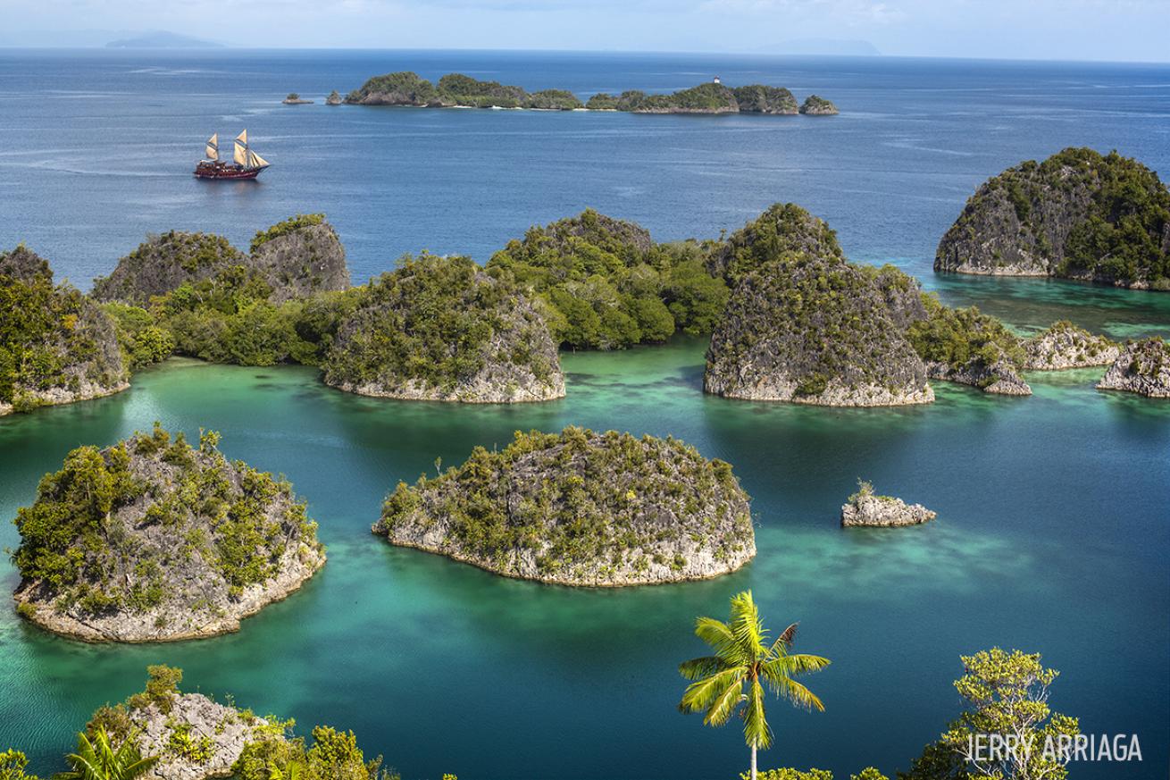 scuba diving the many islands of Raja Ampat