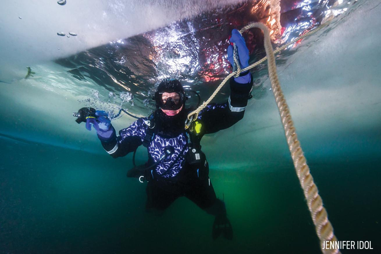 Scuba Diving Under Ice Minnesota