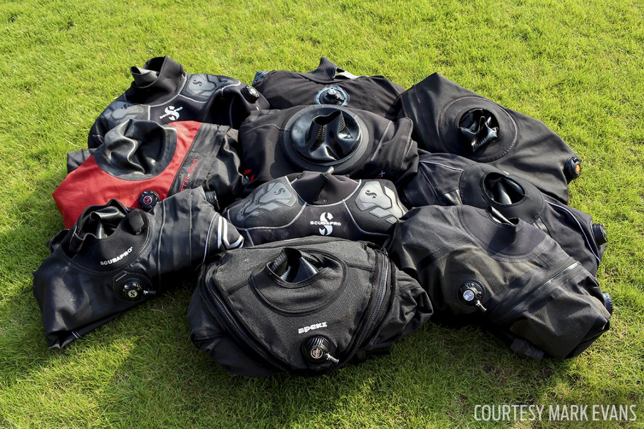 Drysuits tested by ScubaLab