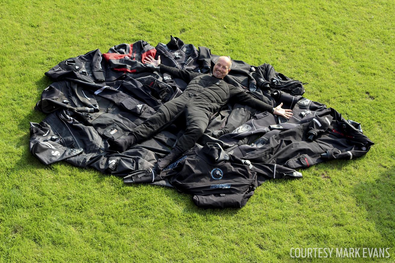 Wrapping up a successful day of ScubaLab drysuit testing