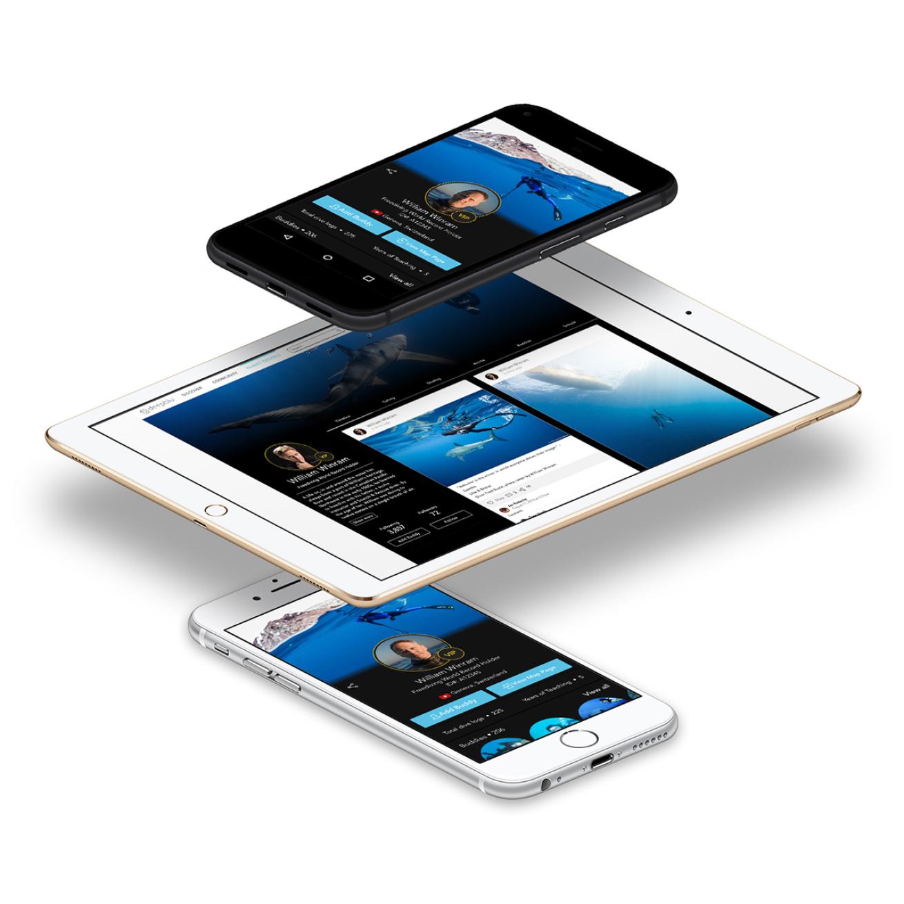 scuba diving social network