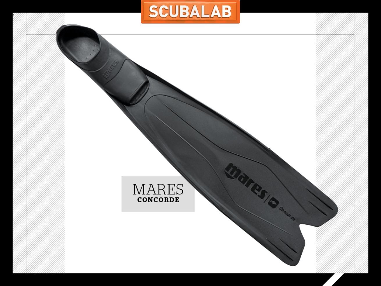 Mares Concorde freediving scuba fin ScubaLab