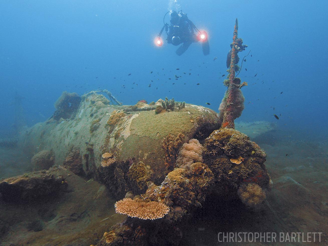 scuba diving Papua New Guinea shipwrecks