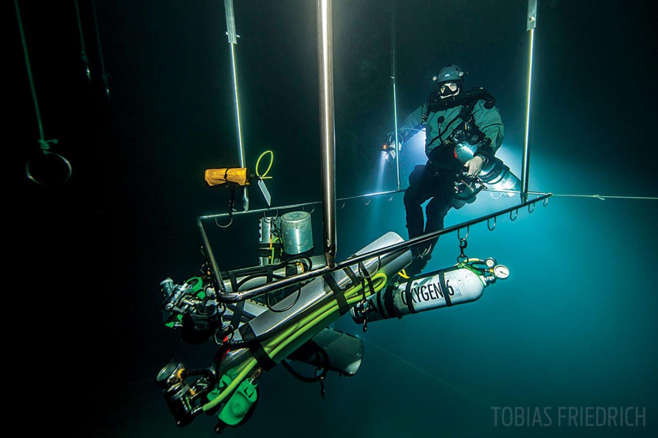 cave diving in Budapest 