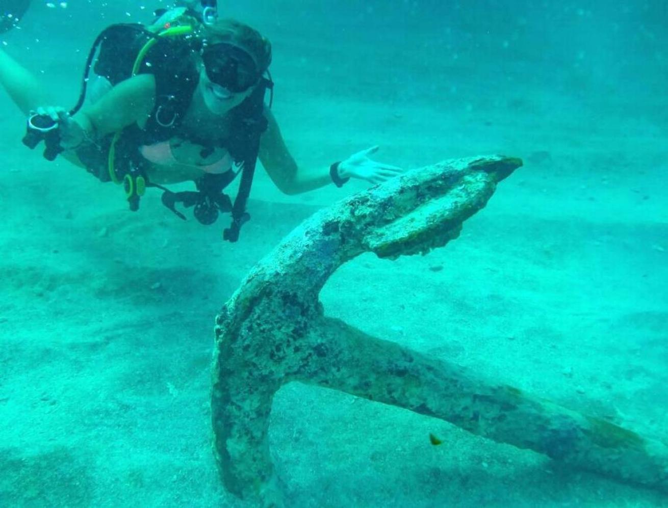 Benwood Shipwreck anchor