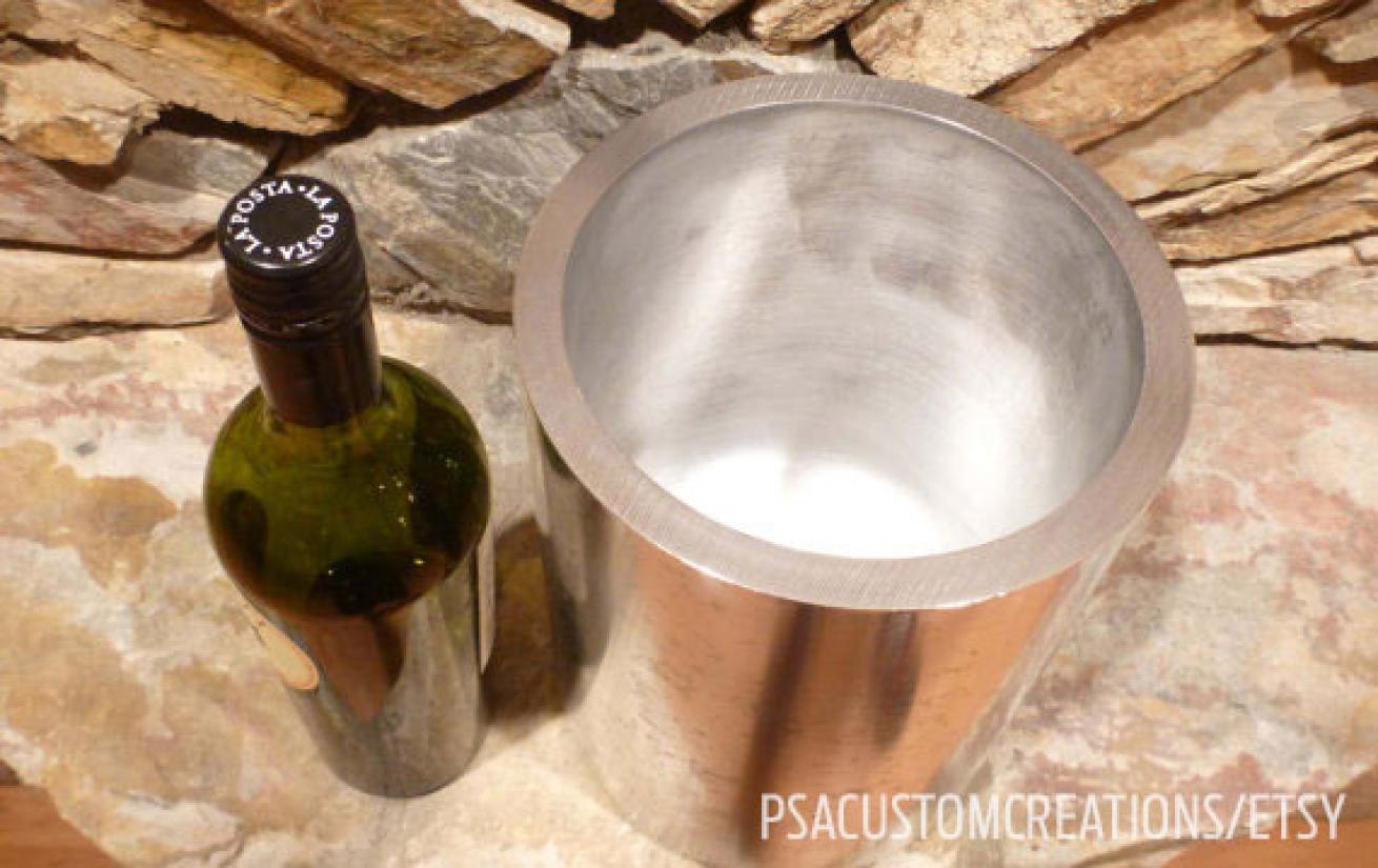 scuba tank wine chiller