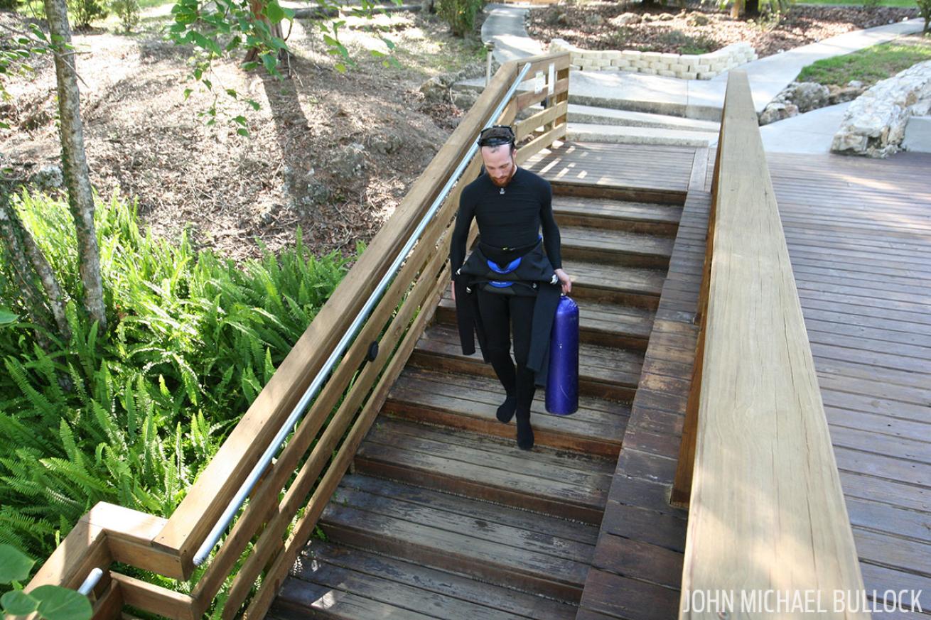 Dive computer review ScubaLab test blue grotto Florida