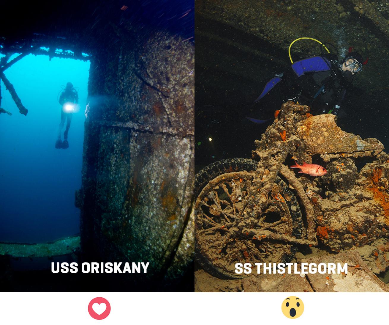 best wreck diving