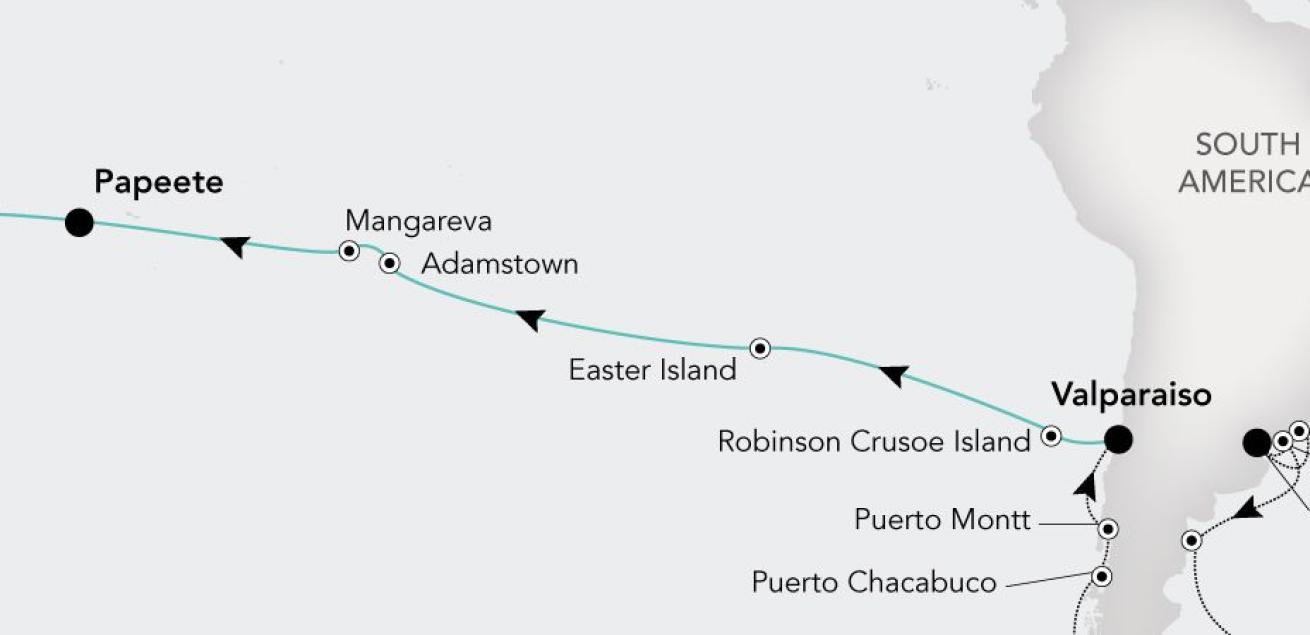 silversea world cruise route