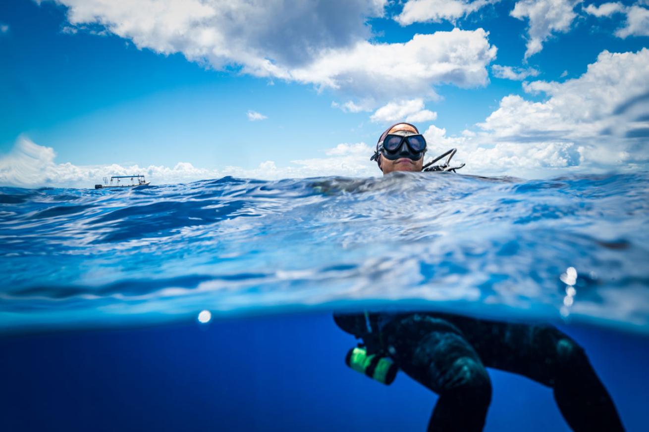 Scuba Diver at Sea