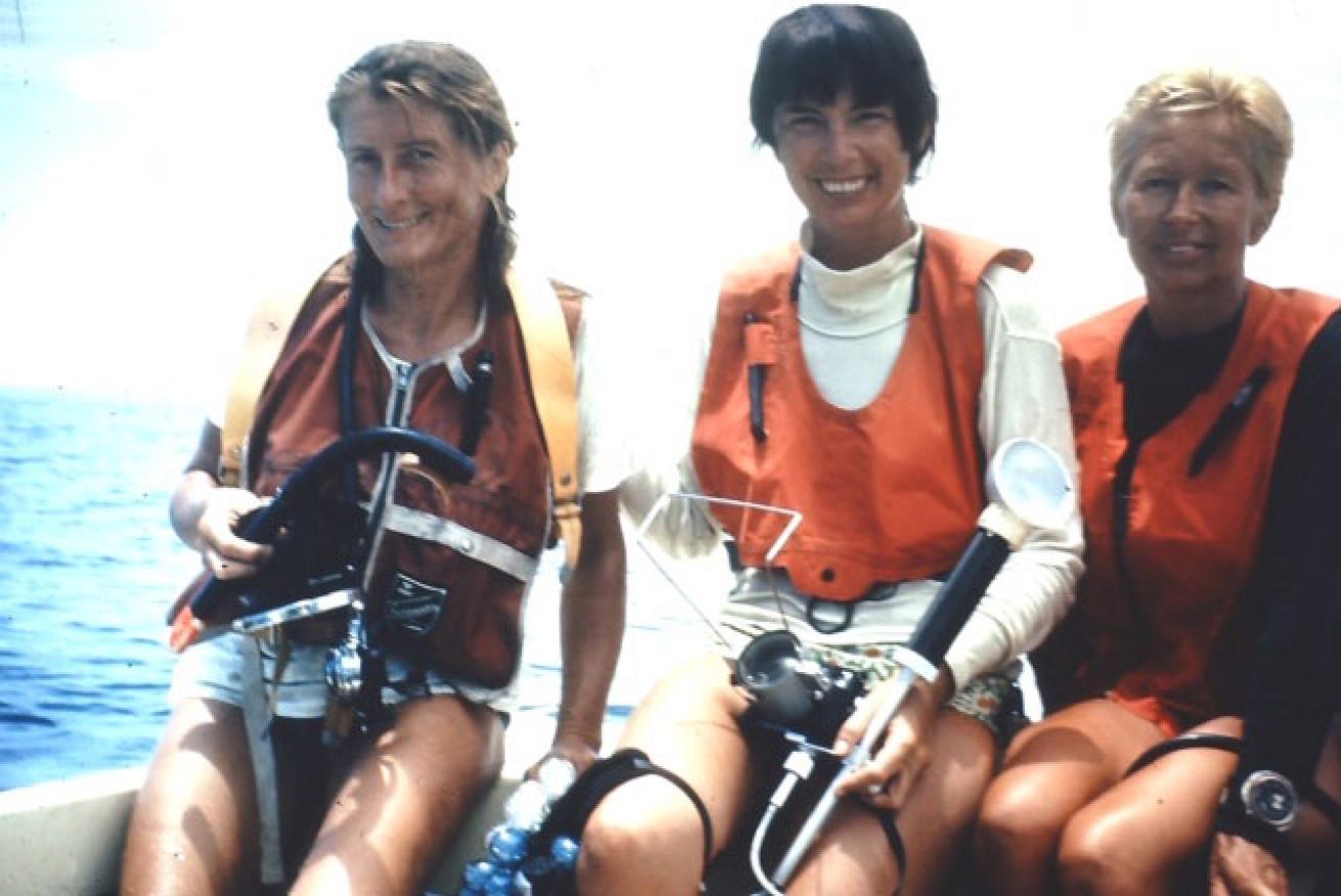 Women Divers with Mae West BCD