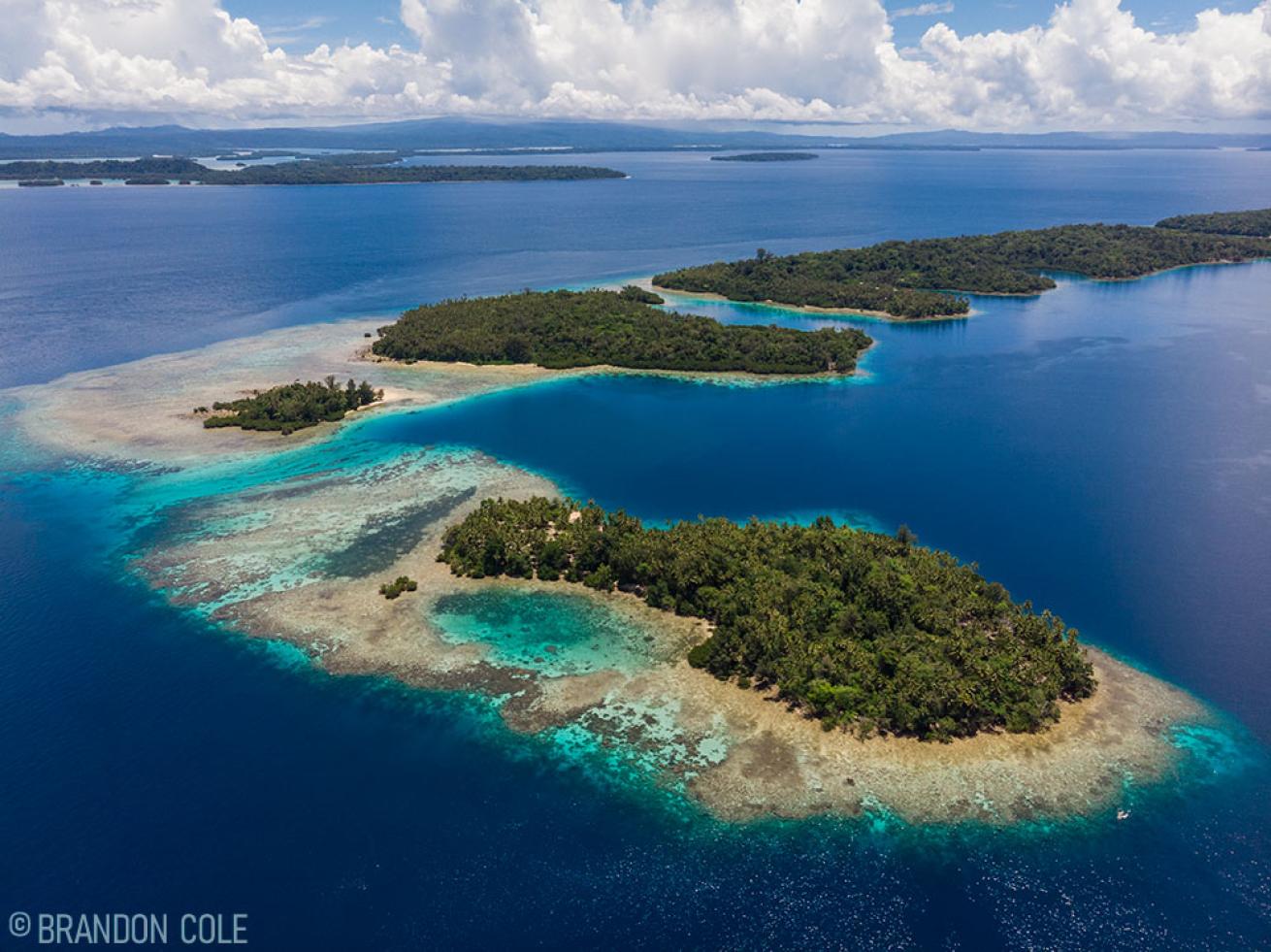 Lubaria Island in Solomon Islands 