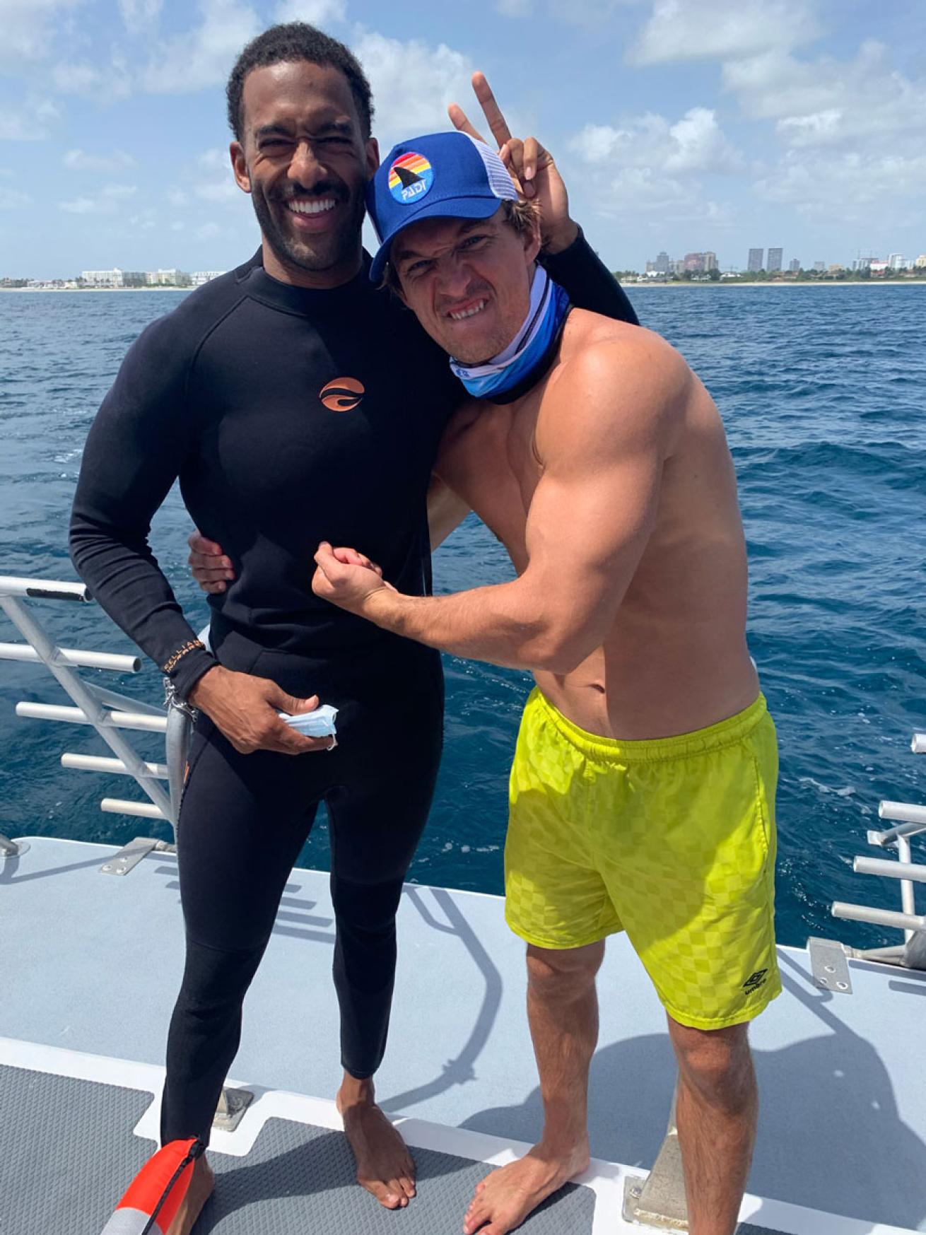 Matt James and Tyler Cameron Get Scuba Certified