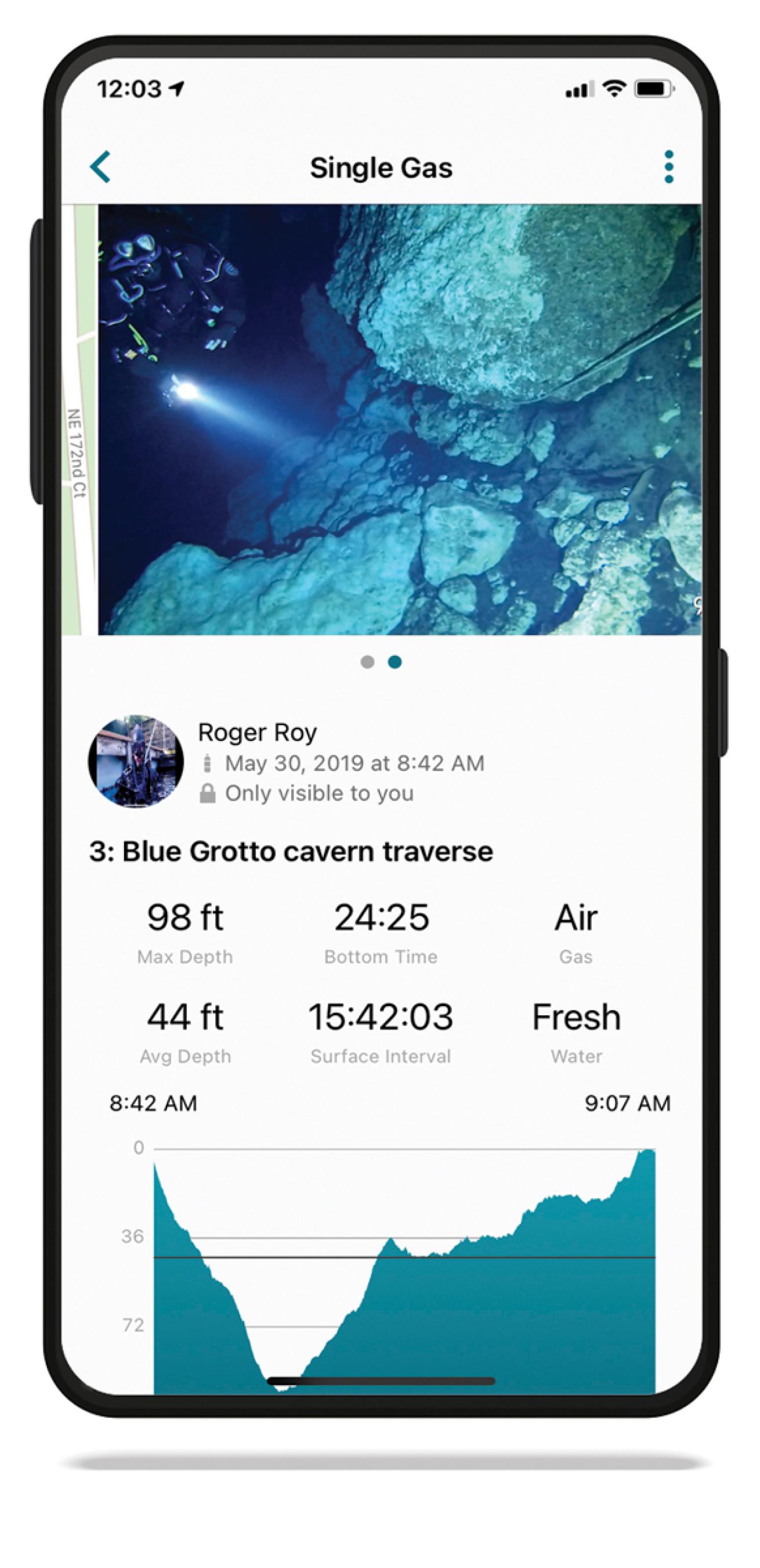 Garmin Dive Log App