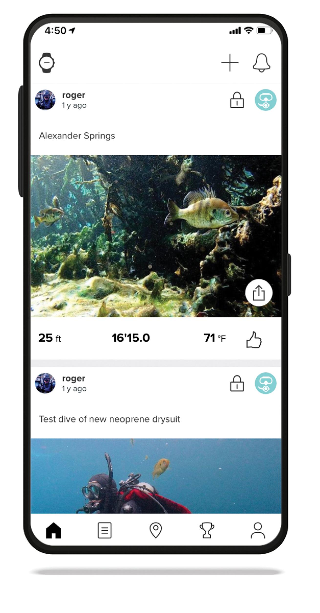 Suunto Dive Log App