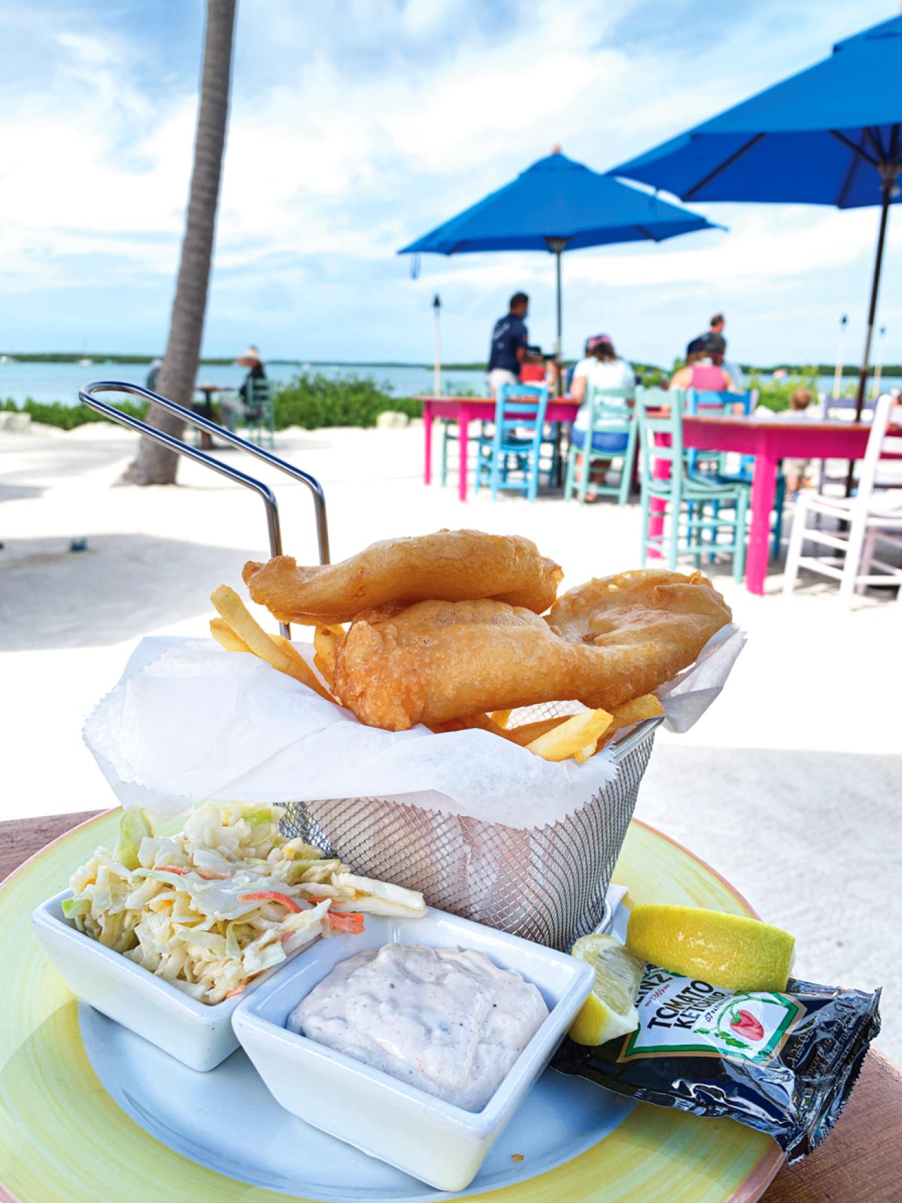 Lunch at Morada Bay in Islamorada