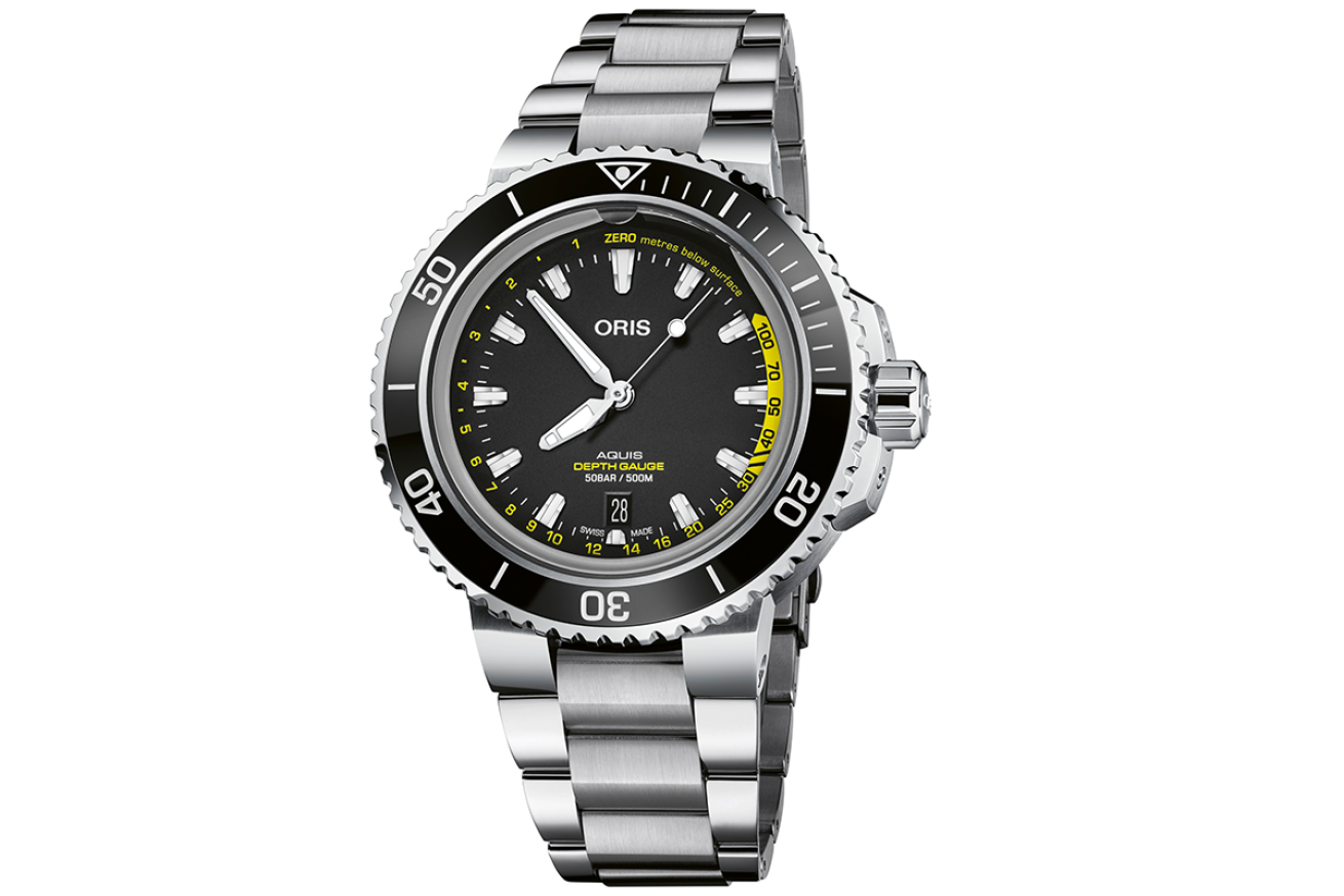 Oris Aquis Depth Gauge dive watch