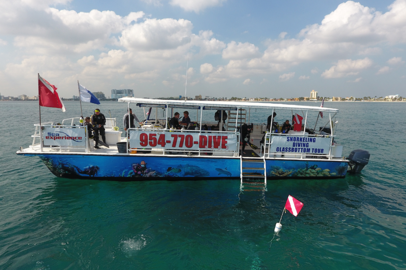 A boat with people on it