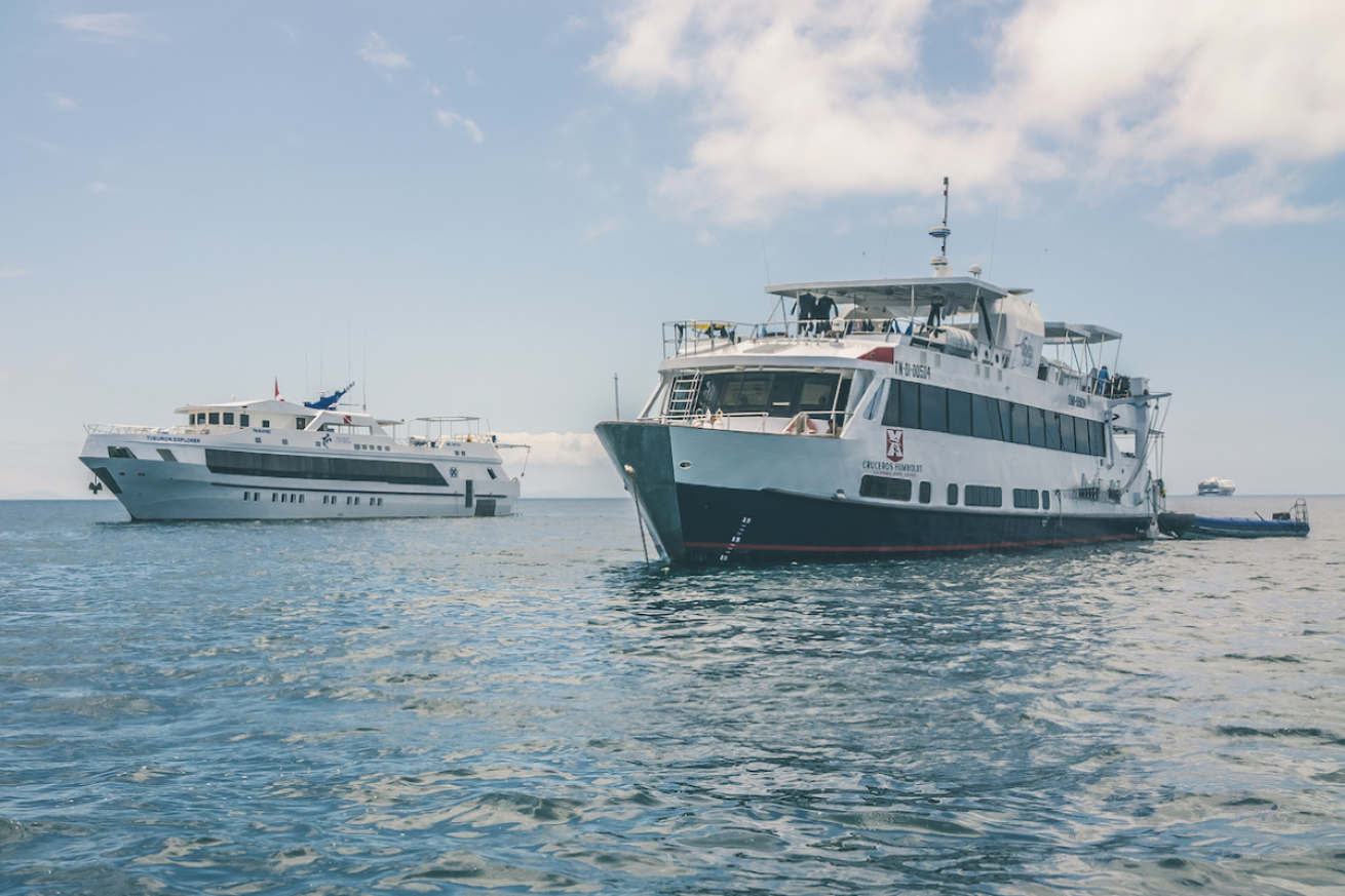 Two boats in the water