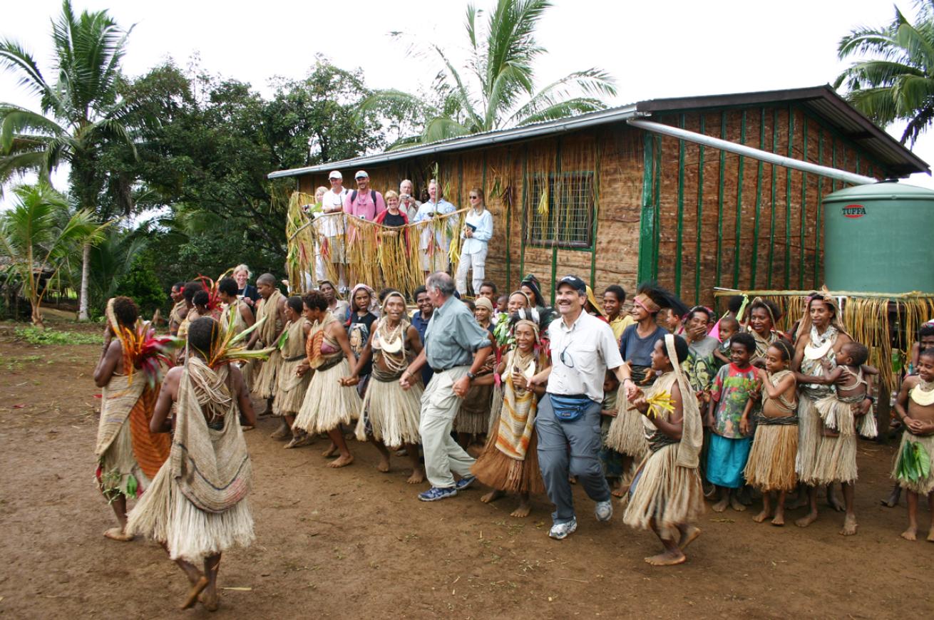 Community center opening ceremony