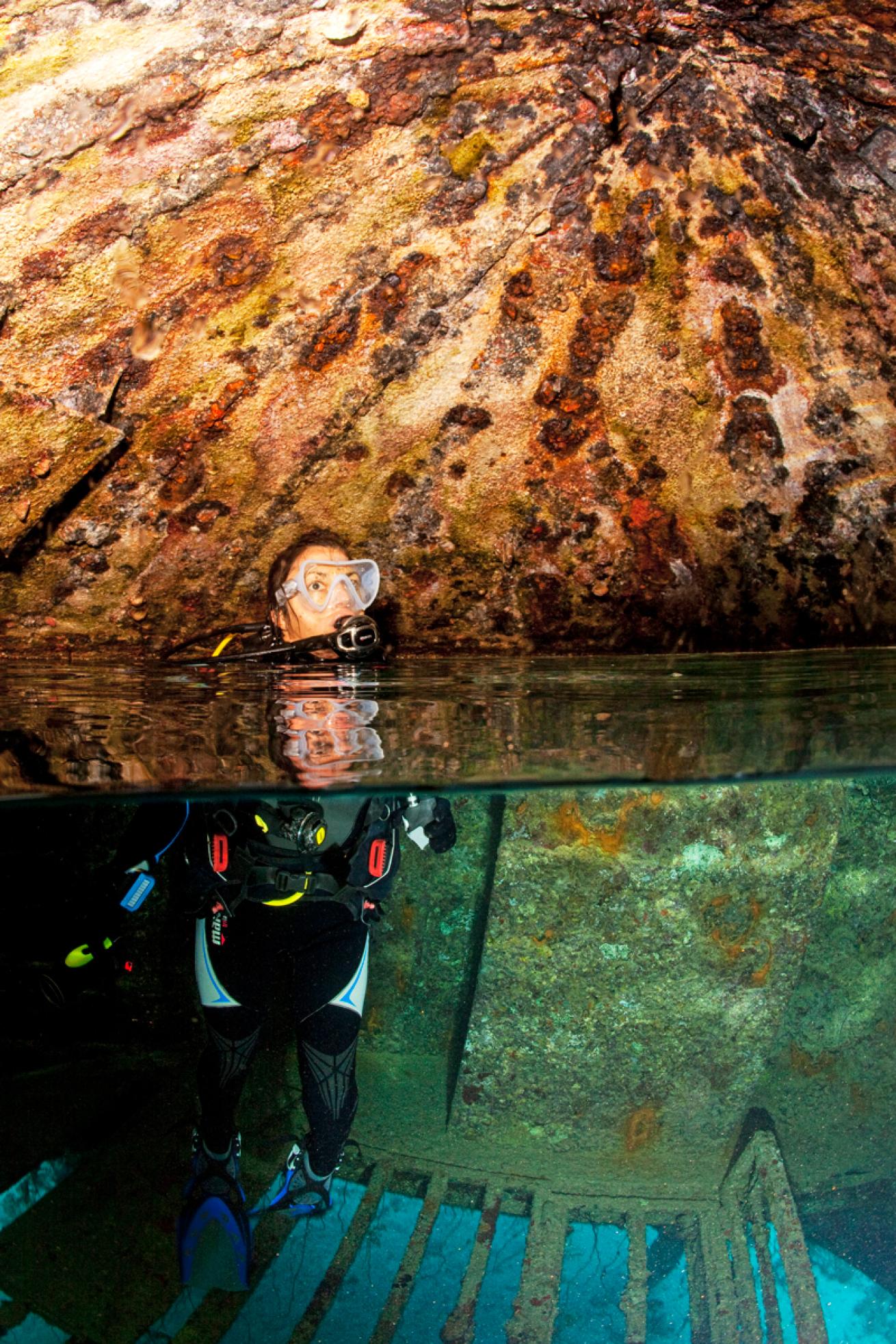 Cousteau Sedan Scuba Diving