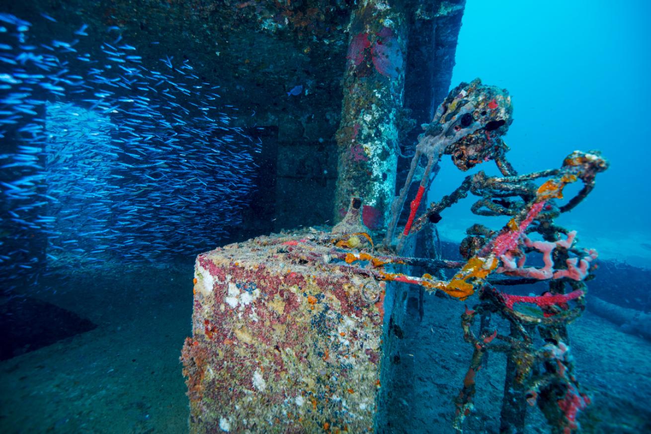 The British Virgin Islands’ Willy T wreck adds a dash of pirate-themed whimsy sure to be popular with kids.