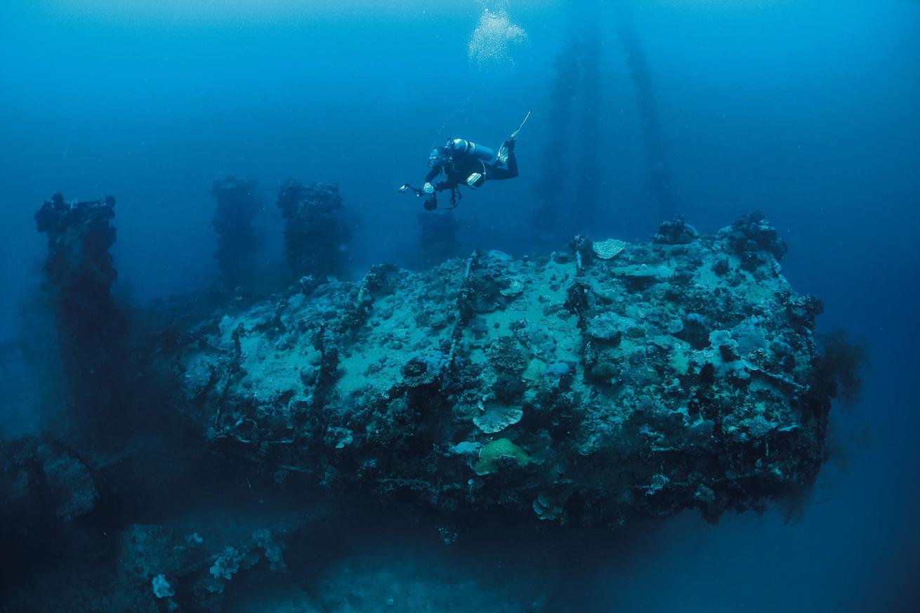 palau wreck diving