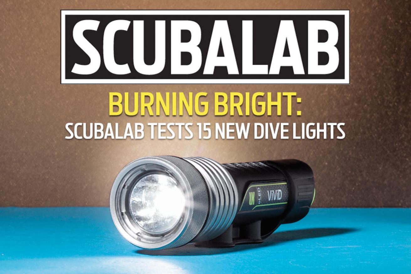 scuba diving underwater light