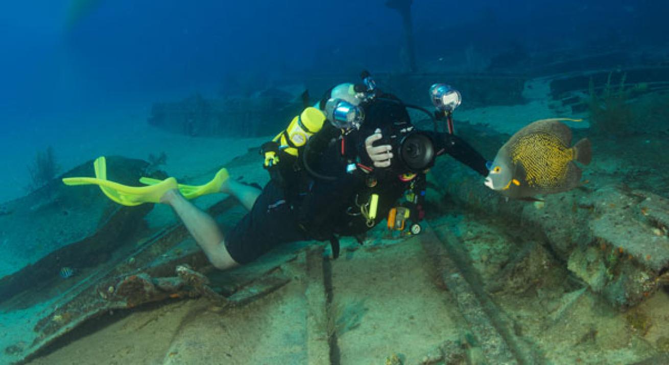 Scuba Diver underwater 