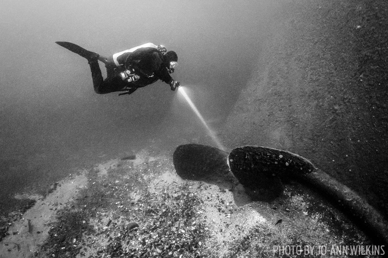 Keystorm scuba diving wreck in New York