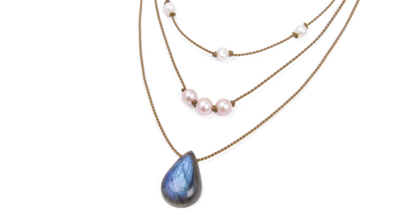 Tula Blue Treasures Necklace Stack