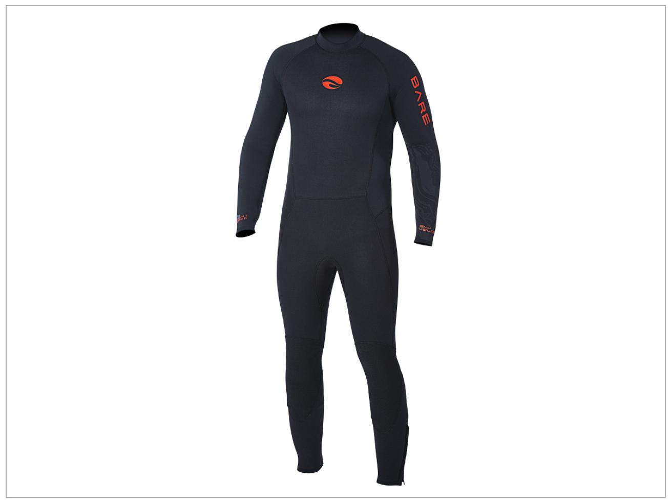 scuba diving wetsuit BARE Velocity 5 mm