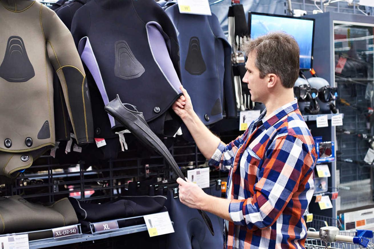 buying new dive gear