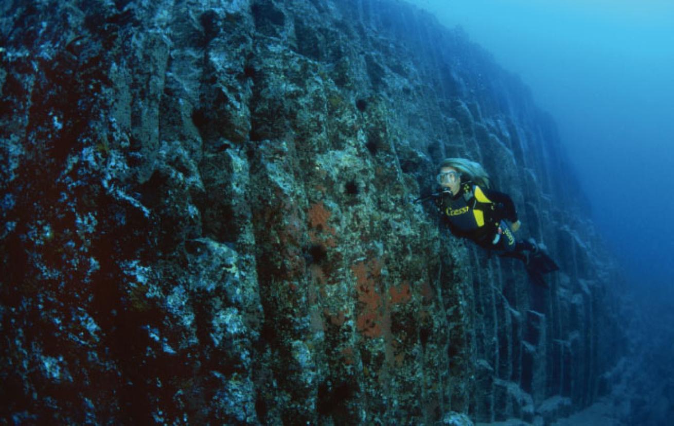 diver underwater