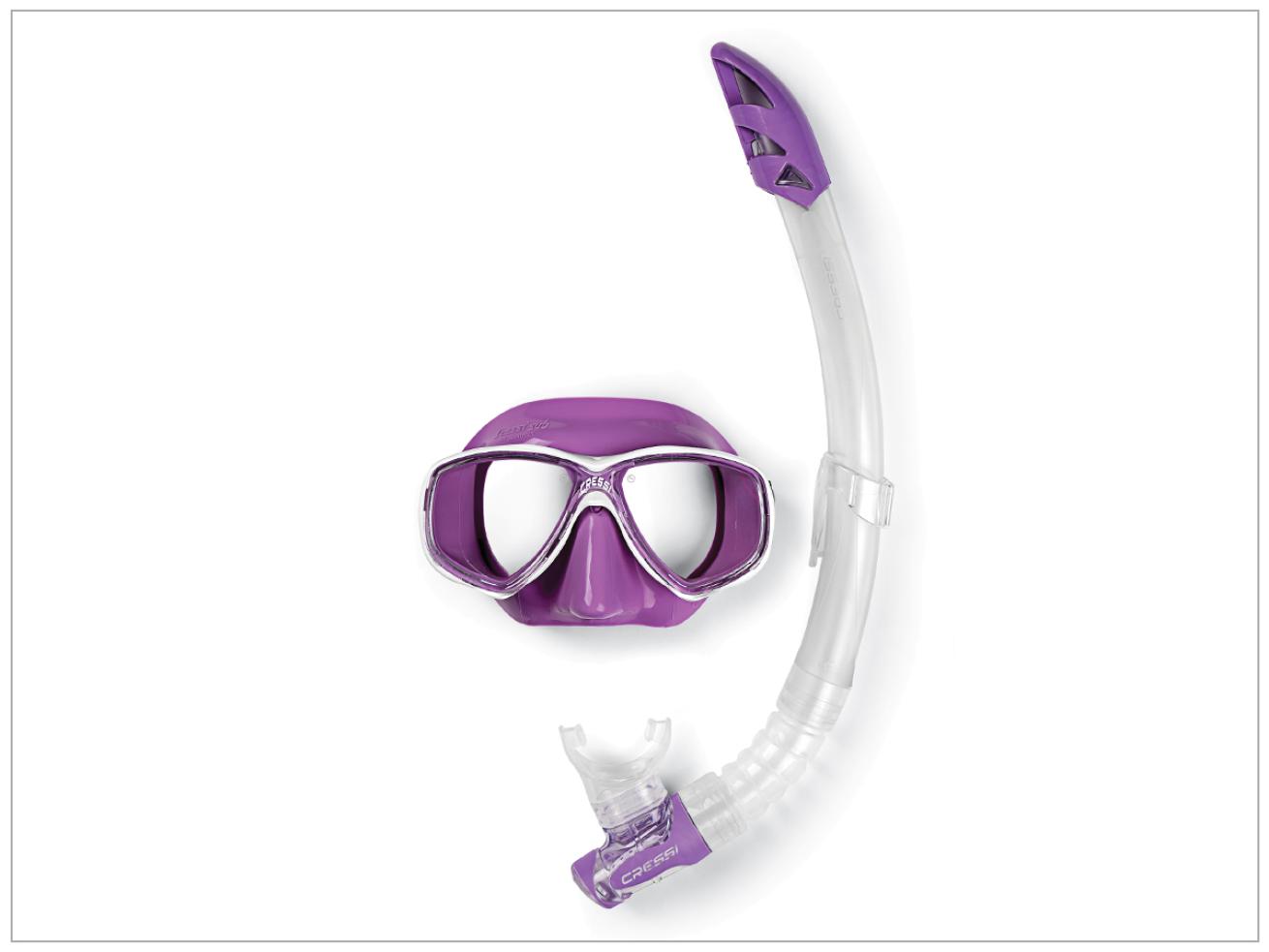 scuba diving masks and snorkel sets